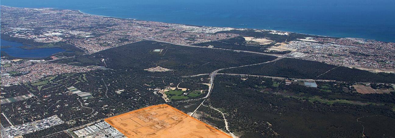 Across Flynn Drive from the Meriden Park industrial estate